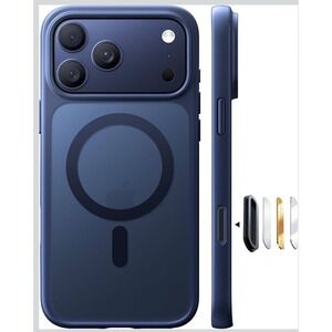 TORRAS Magnetic‎ Shockproof for iPhone 17 Pro Case, Fit for MagSafe- Deep Blue